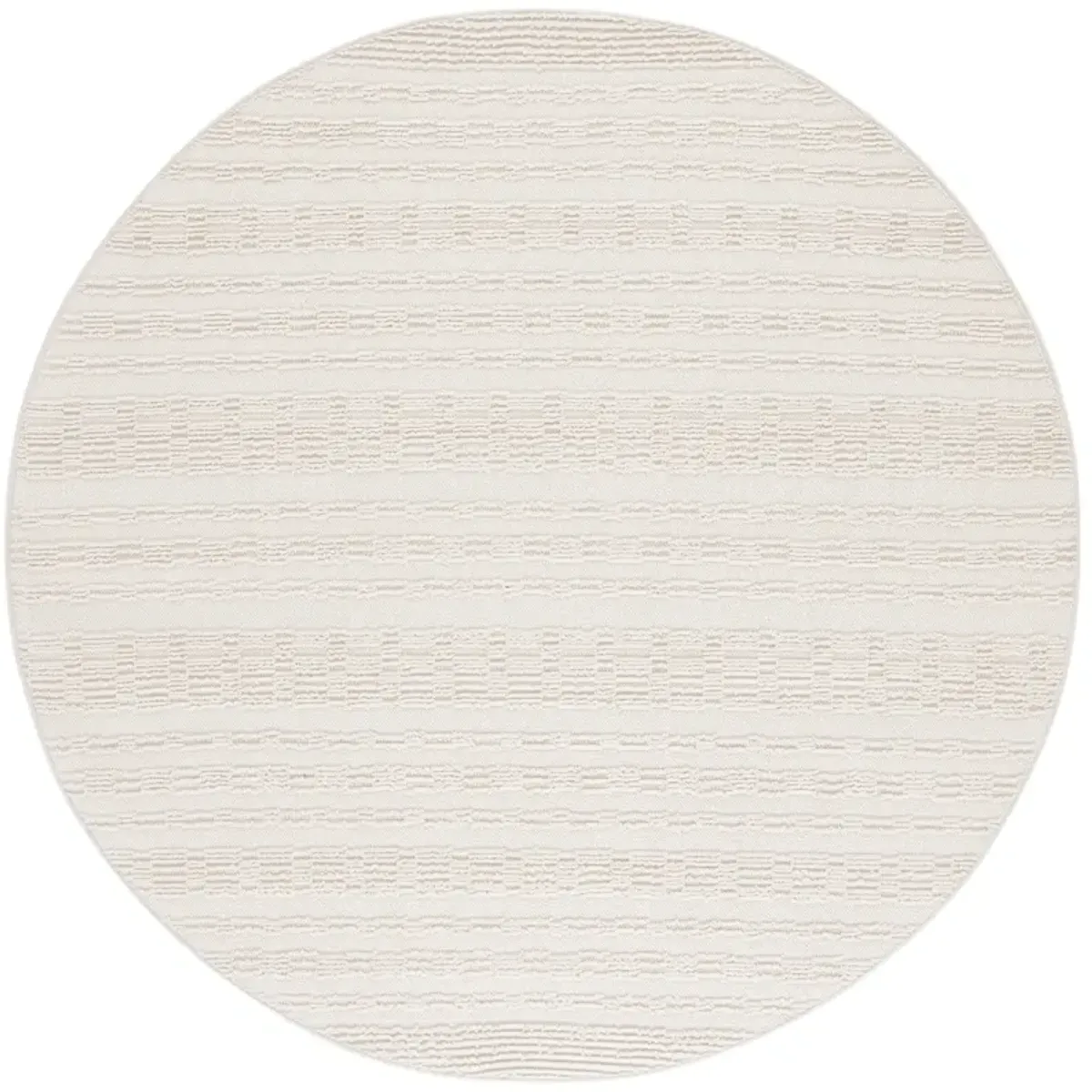 PAROS 112 IVORY 6'-7' x 6'-7' Round Round Rug