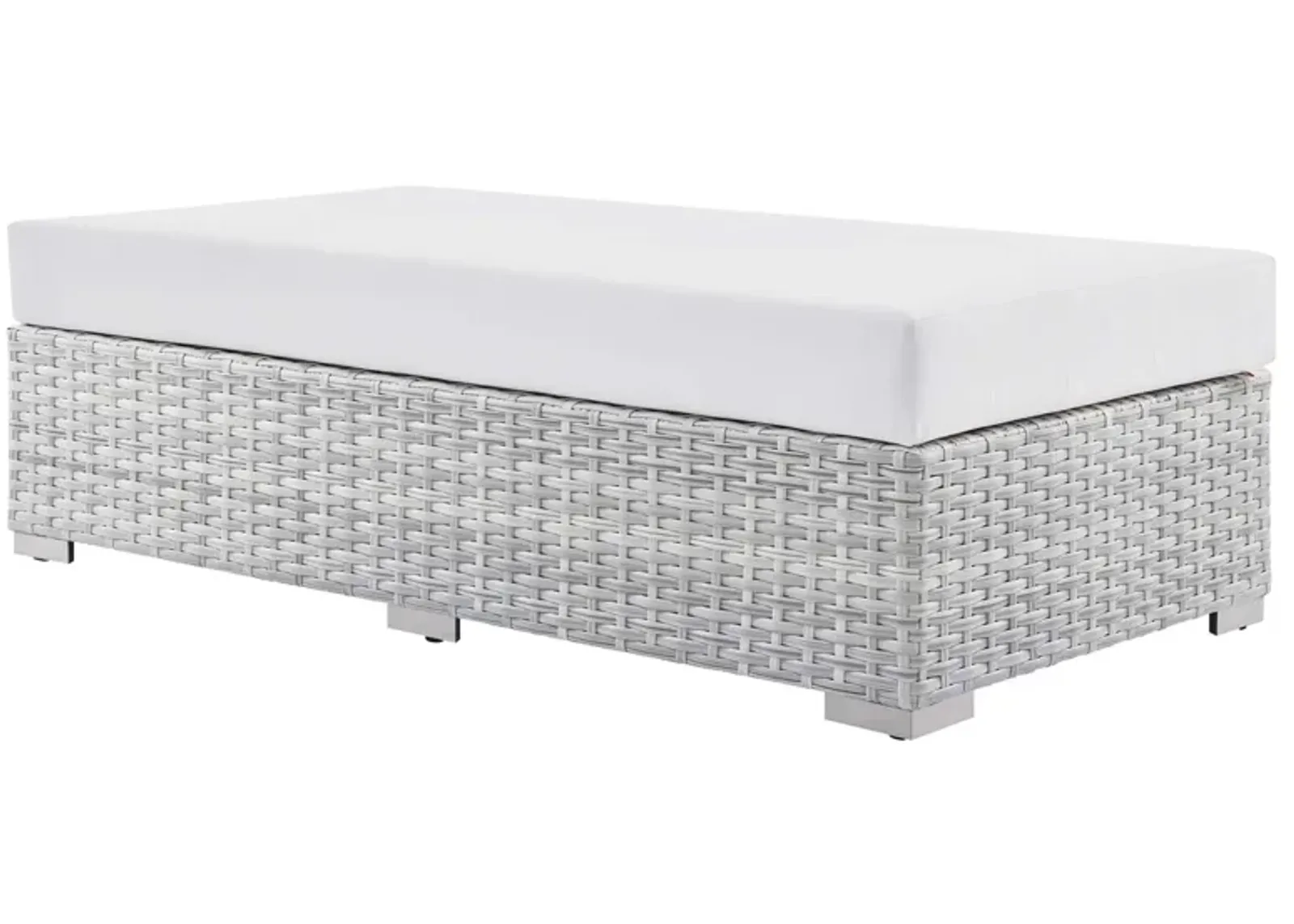 Convene Outdoor Patio Rectangular Ottoman