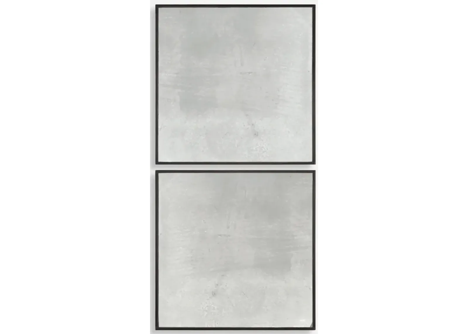 Matty Antiqued Square Mirrors - Set of 2