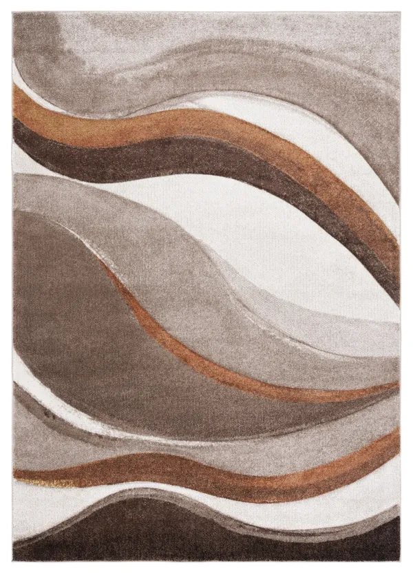 HOLLYWOOD 766 BEIGE  10'-6' x 14' Large Rectangle Rug