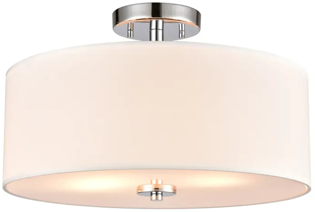 Oakland 2-Light Semi Flush Mount 