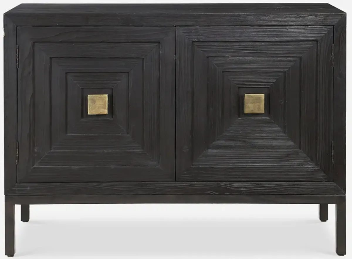 Aiken Dark Walnut 2 Door Cabinet