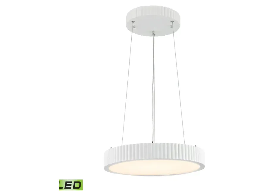 Digby 16" Wide Integrated LED Chandelier - Matte White