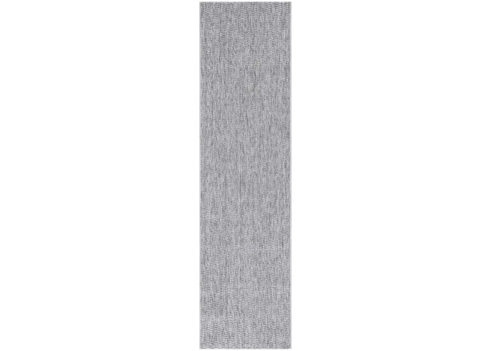 SISAL ALL-WEATHER 420 Grey  2'-2' X 8' Runner Rug