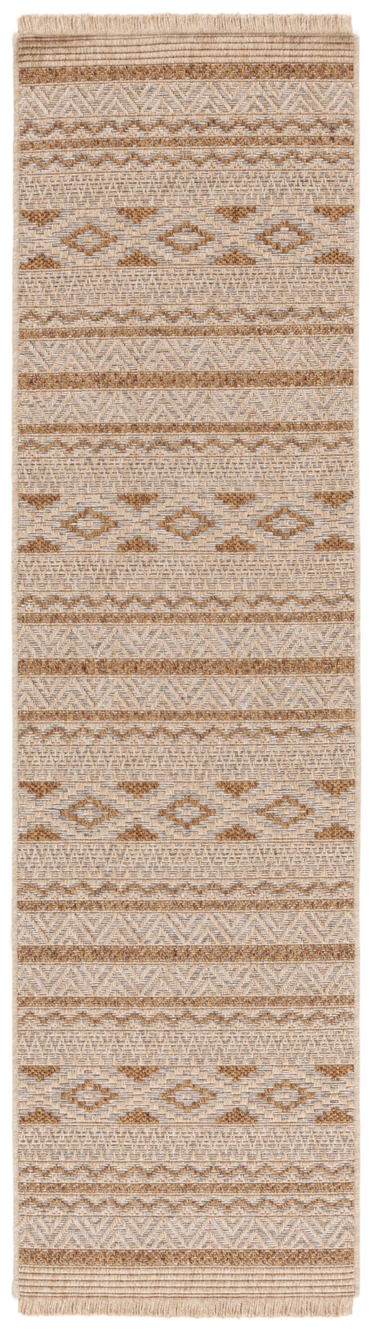 WICKER 152 GREY  2'-2' x 8' Runner Rug