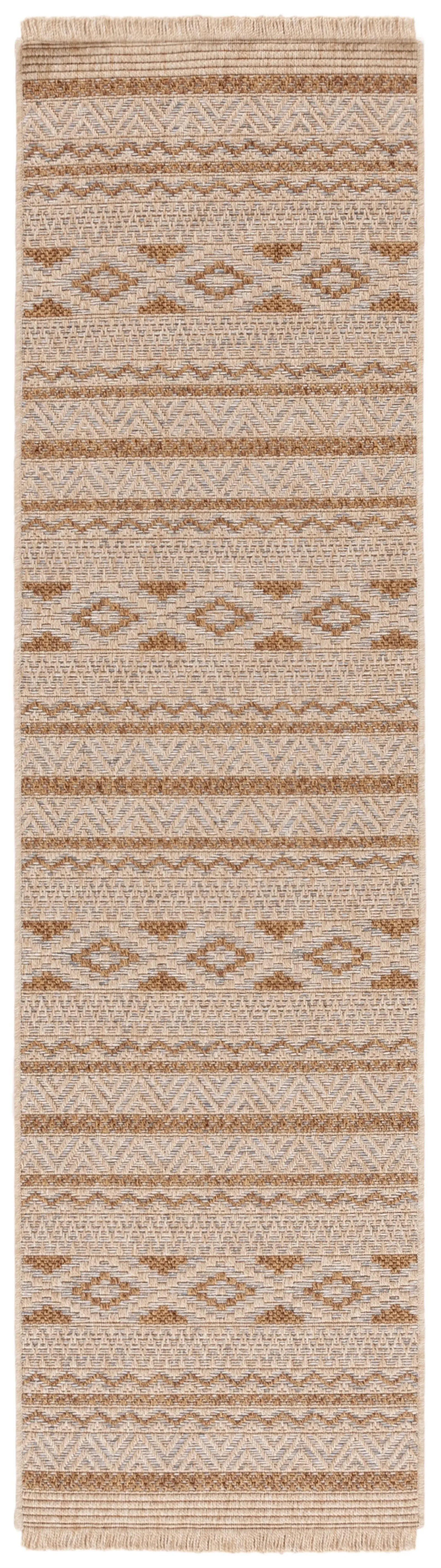 WICKER 152 GREY  2'-2' x 8' Runner Rug