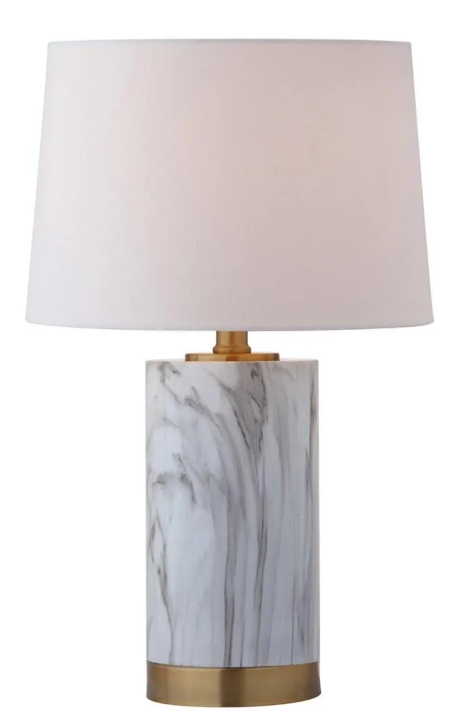 Clarabel Marble 18" Table Lamp