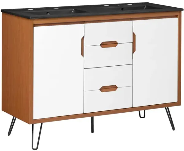 Energize 48" Double Sink Bathroom Vanity