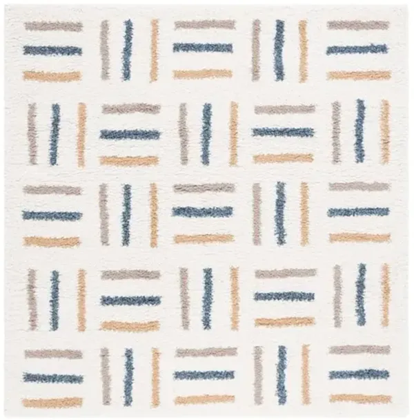 CALICO SHAG 112 Beige  6'-7' X 6'-7' Square Square Rug