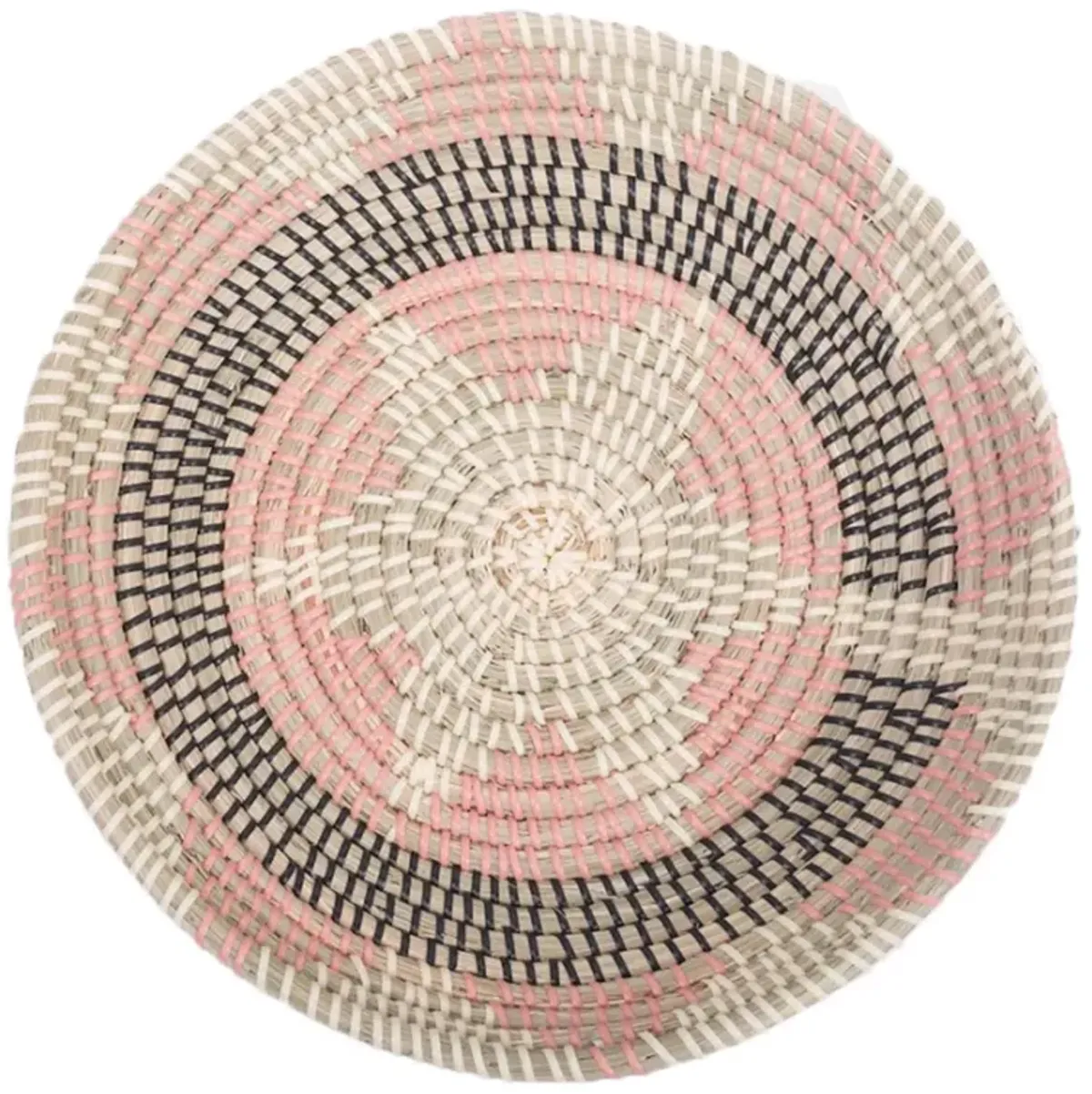 Elmina Pink Seagrass Wall Sculpture