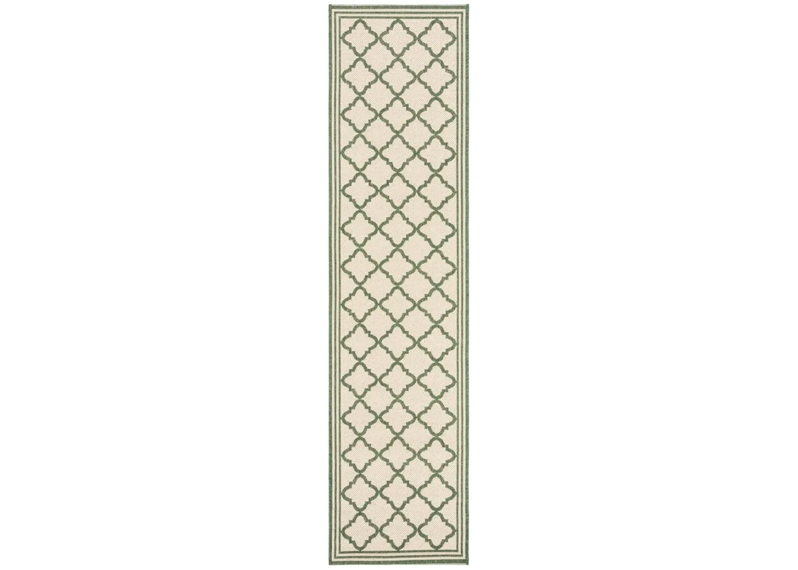 BEACH HOUSE 121 Green 2'-2' X 6' Runner Rug