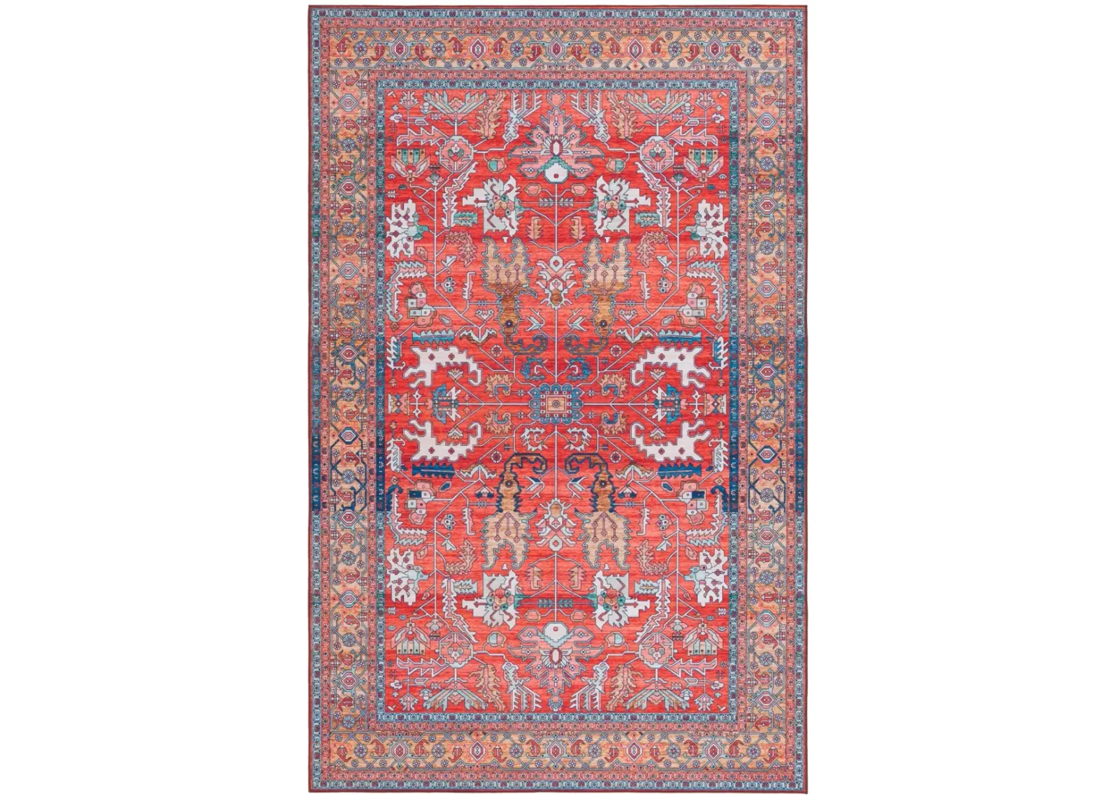 TUCSON 152 M/W S/R RUST  2'-6' x 4' Accent Rug