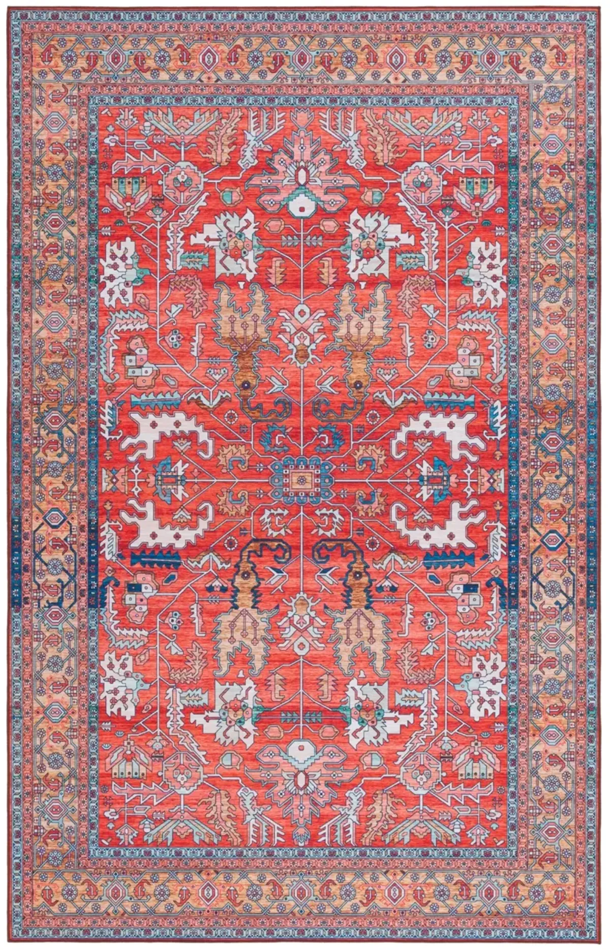 TUCSON 152 M/W S/R RUST  2'-6' x 4' Accent Rug