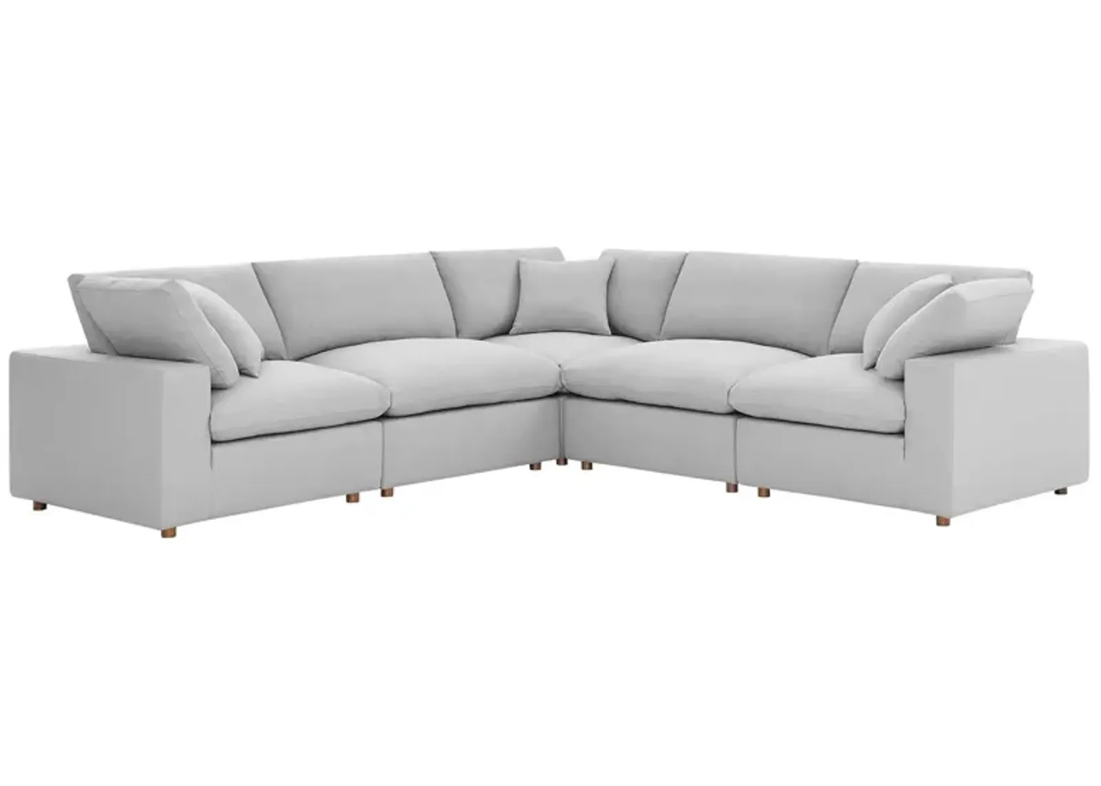 Commix 5 Piece Sectional Sofa Set