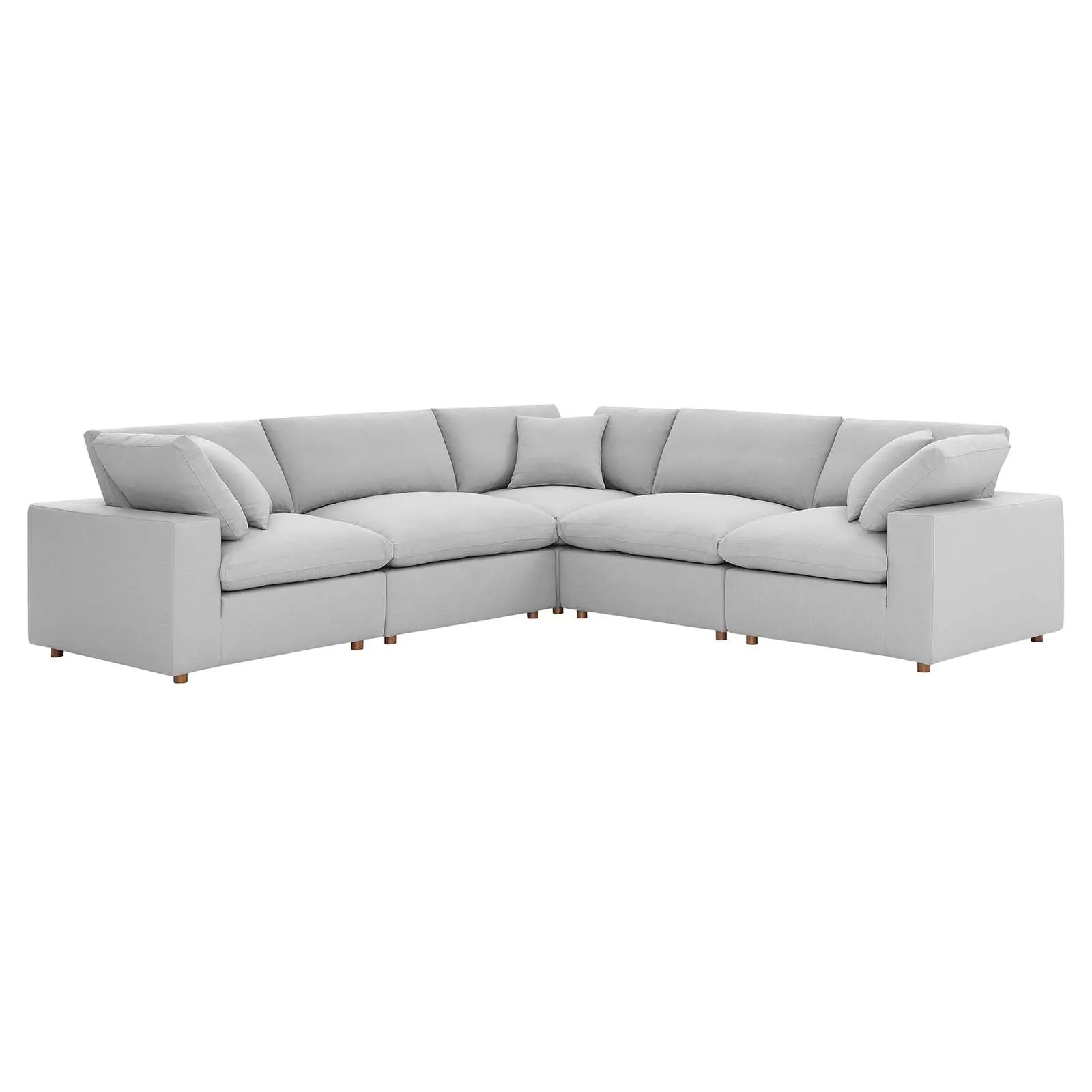 Commix 5 Piece Sectional Sofa Set