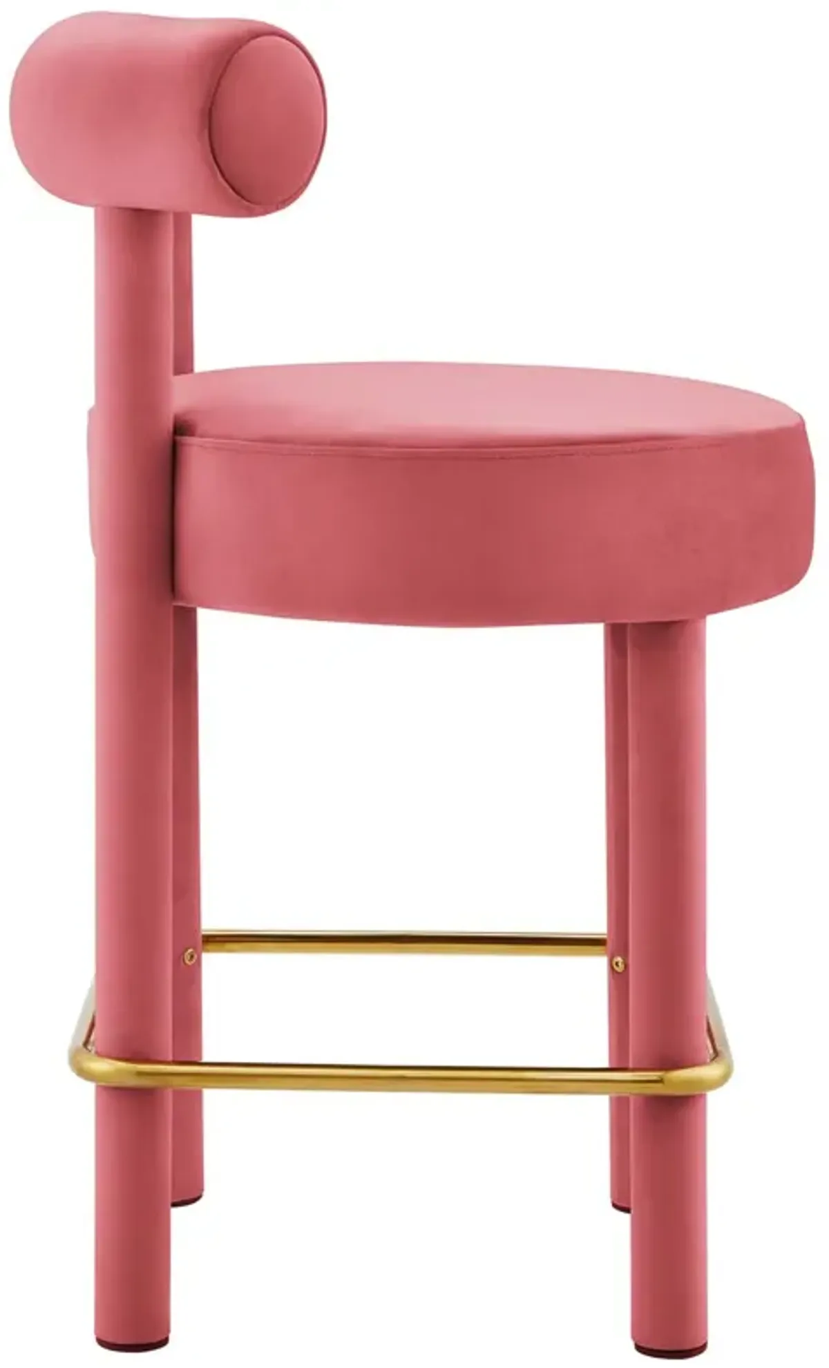 Toulouse Performance Velvet Counter Stool