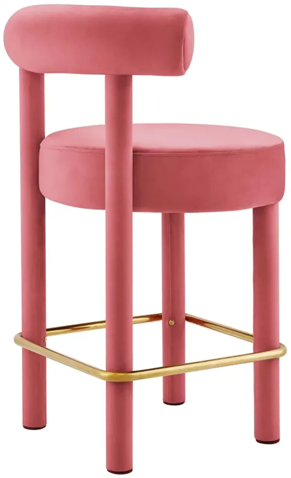 Toulouse Performance Velvet Counter Stool