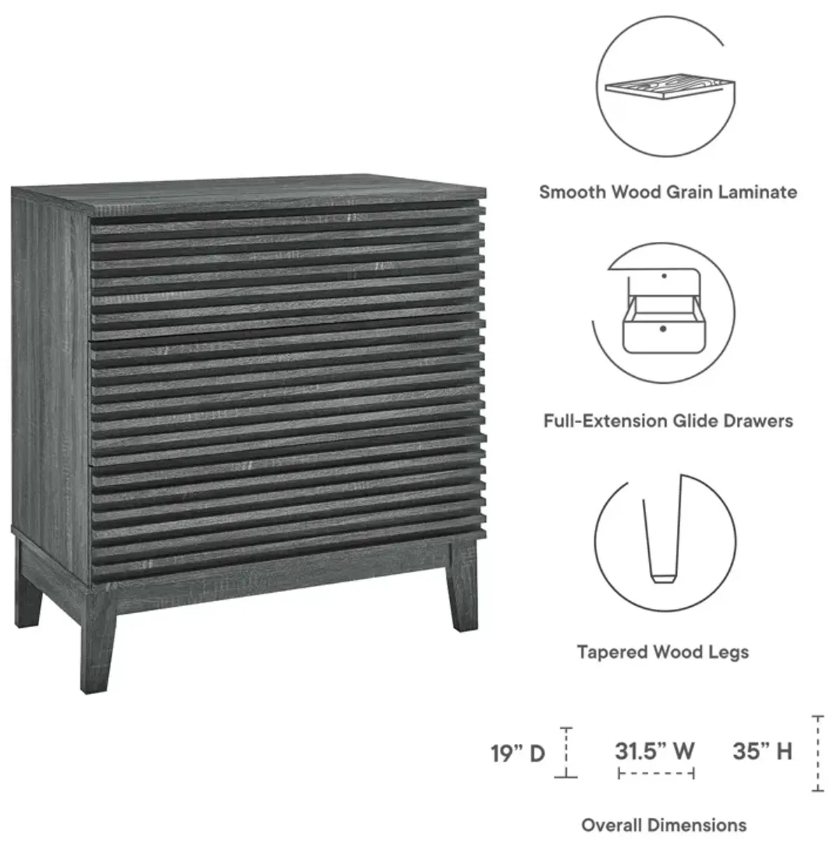 Render 3-Drawer Chest