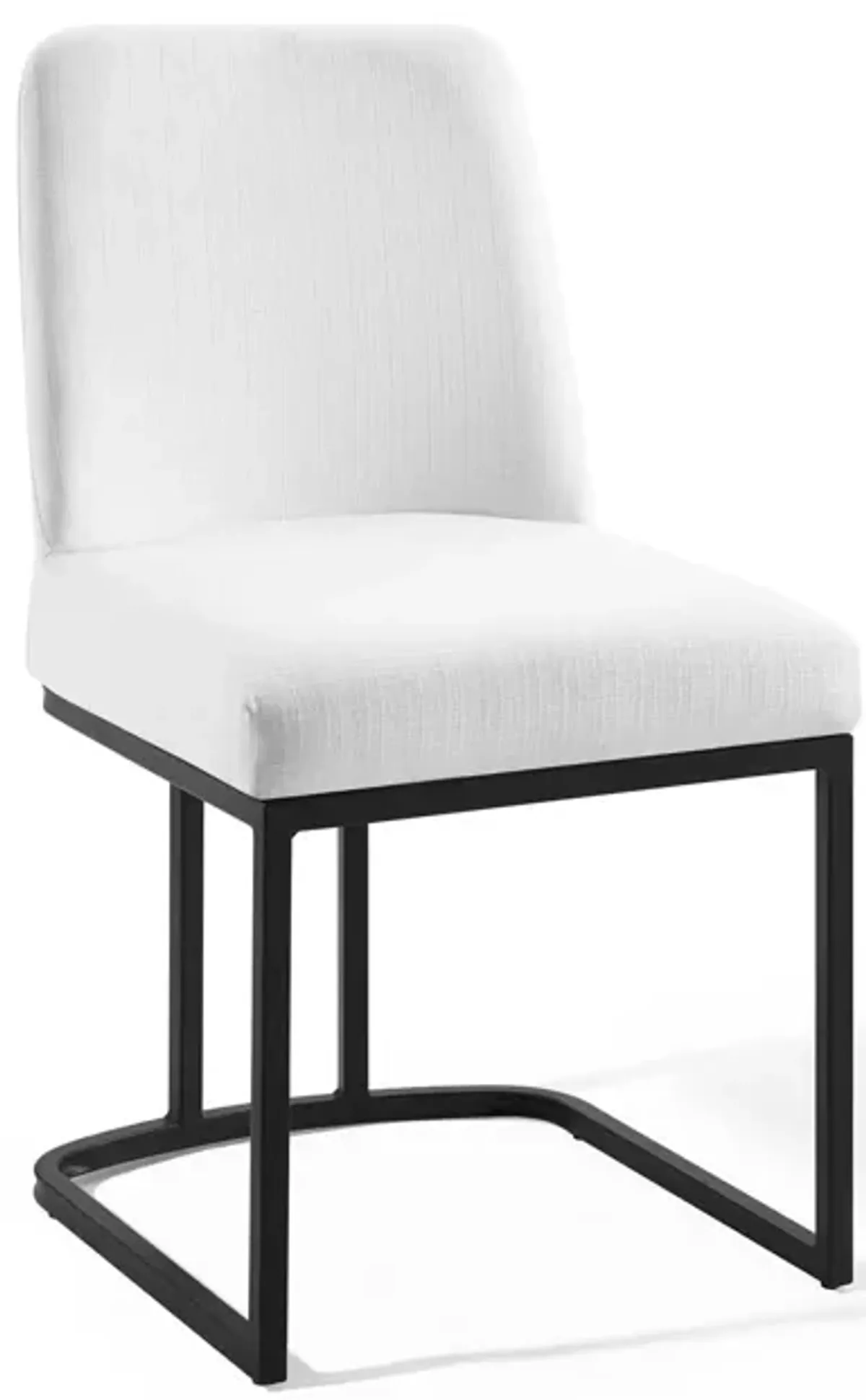 Amplify Sled Base Upholstered Fabric Dining Side Chair