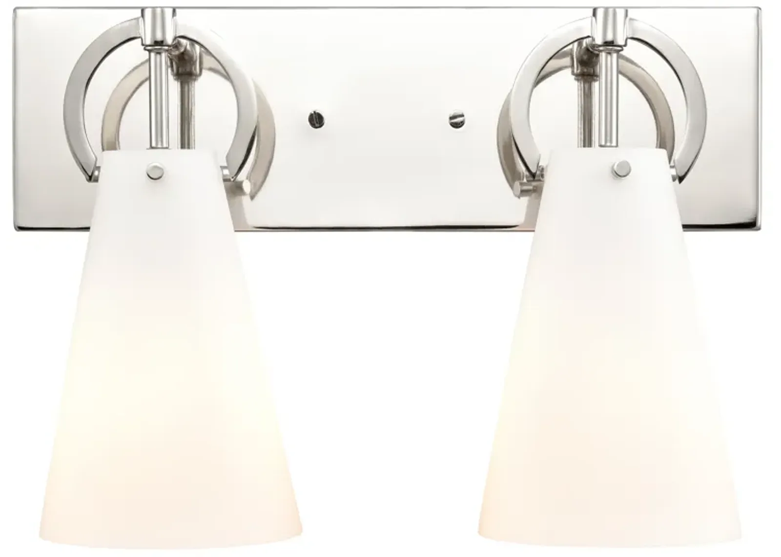 Gabby 15" Wide 2-Light Vanity Light - Polished Nickel