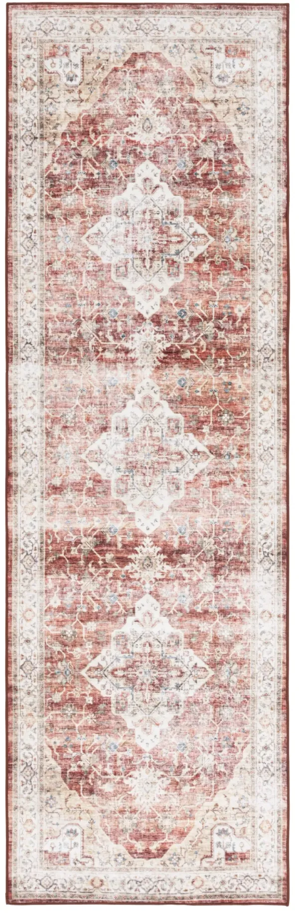 SANTA MONICA 556 RUST  2'-6' x 8' Runner Rug
