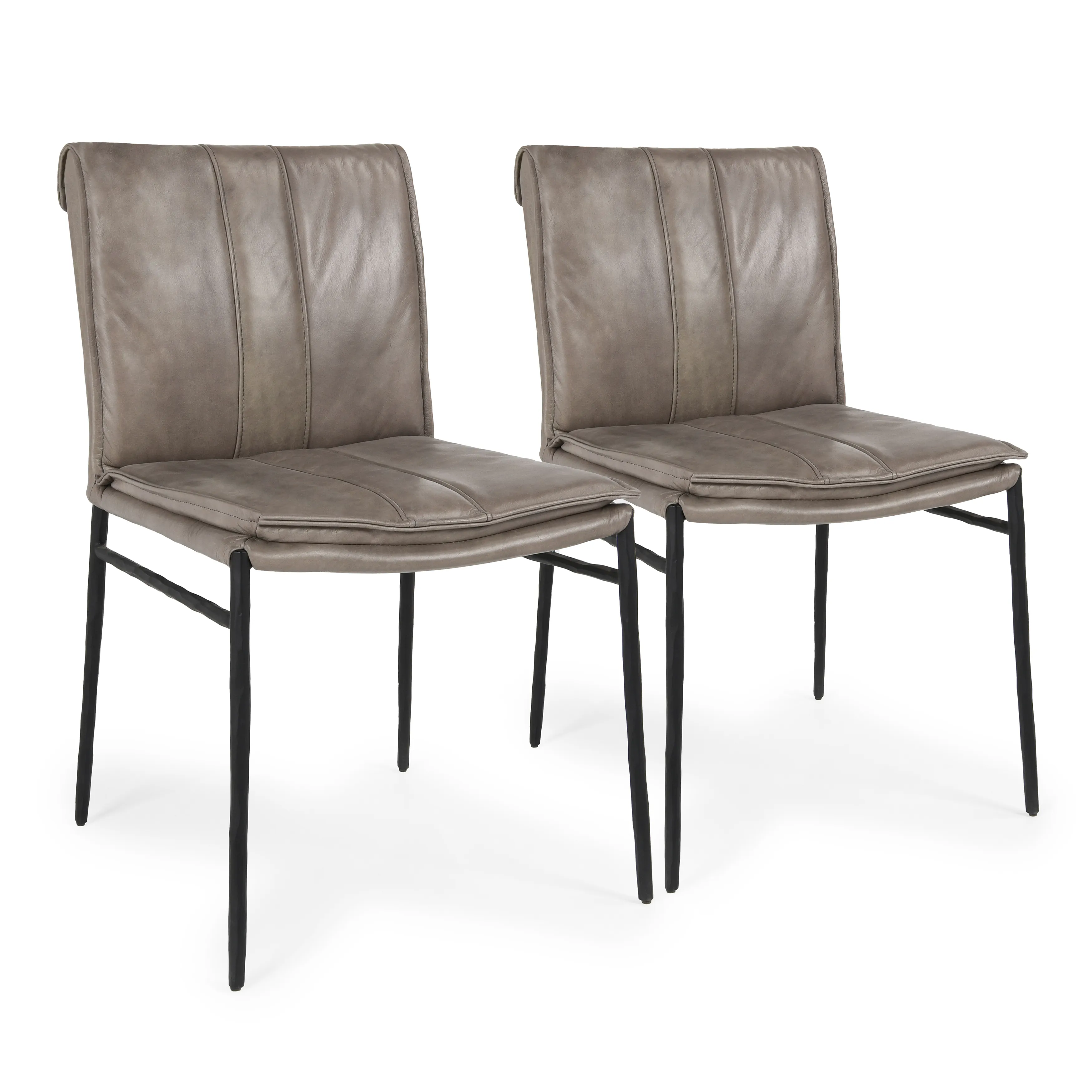 Mayer Dining Chair Pewter Grey Set of 2