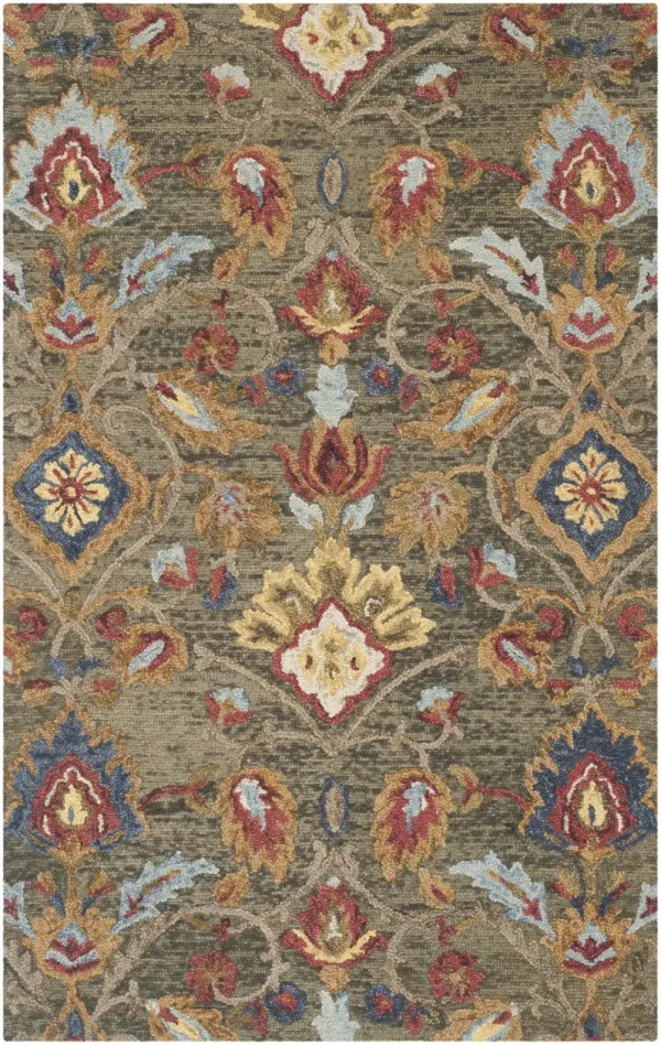 BLOSSOM Hand Tufted 6' x 8' area rug