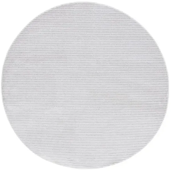 WHISPER 550 Grey  6'-7' X 6'-7' Round Round Rug