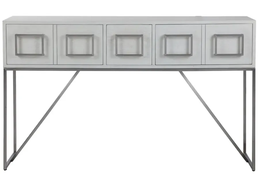 Abaya White Console Table