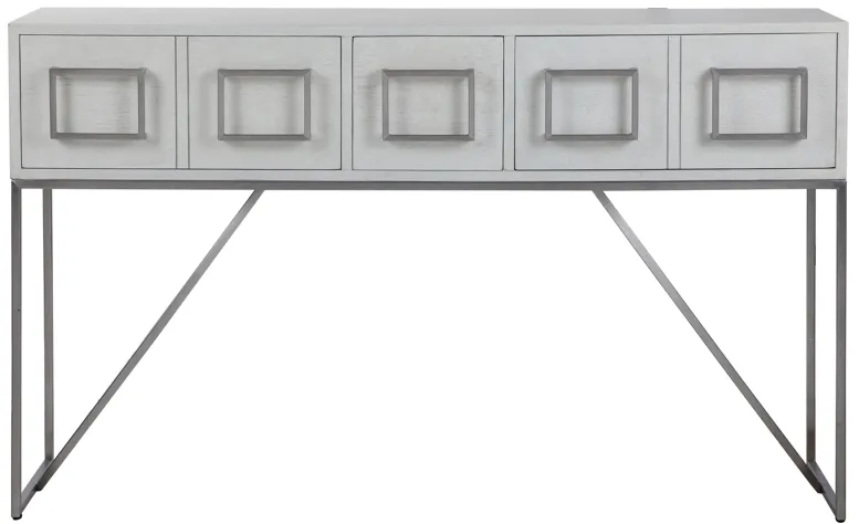 Abaya White Console Table