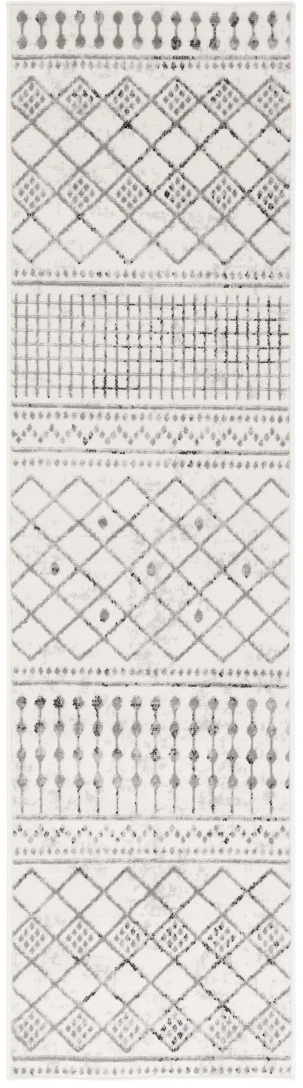 TEMPLE 100 IVORY  2'-2' x 8' Runner Rug