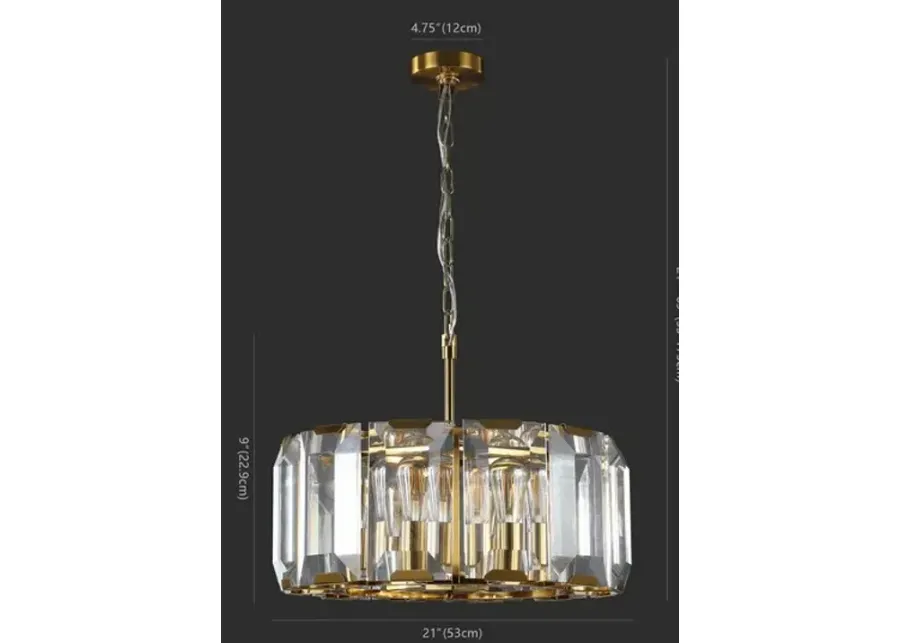 Symone Glass Chandelier