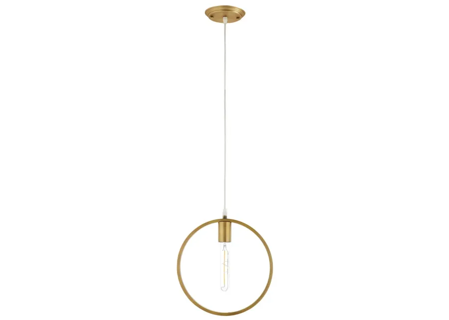 Orbit Brass Ceiling Pendant Light