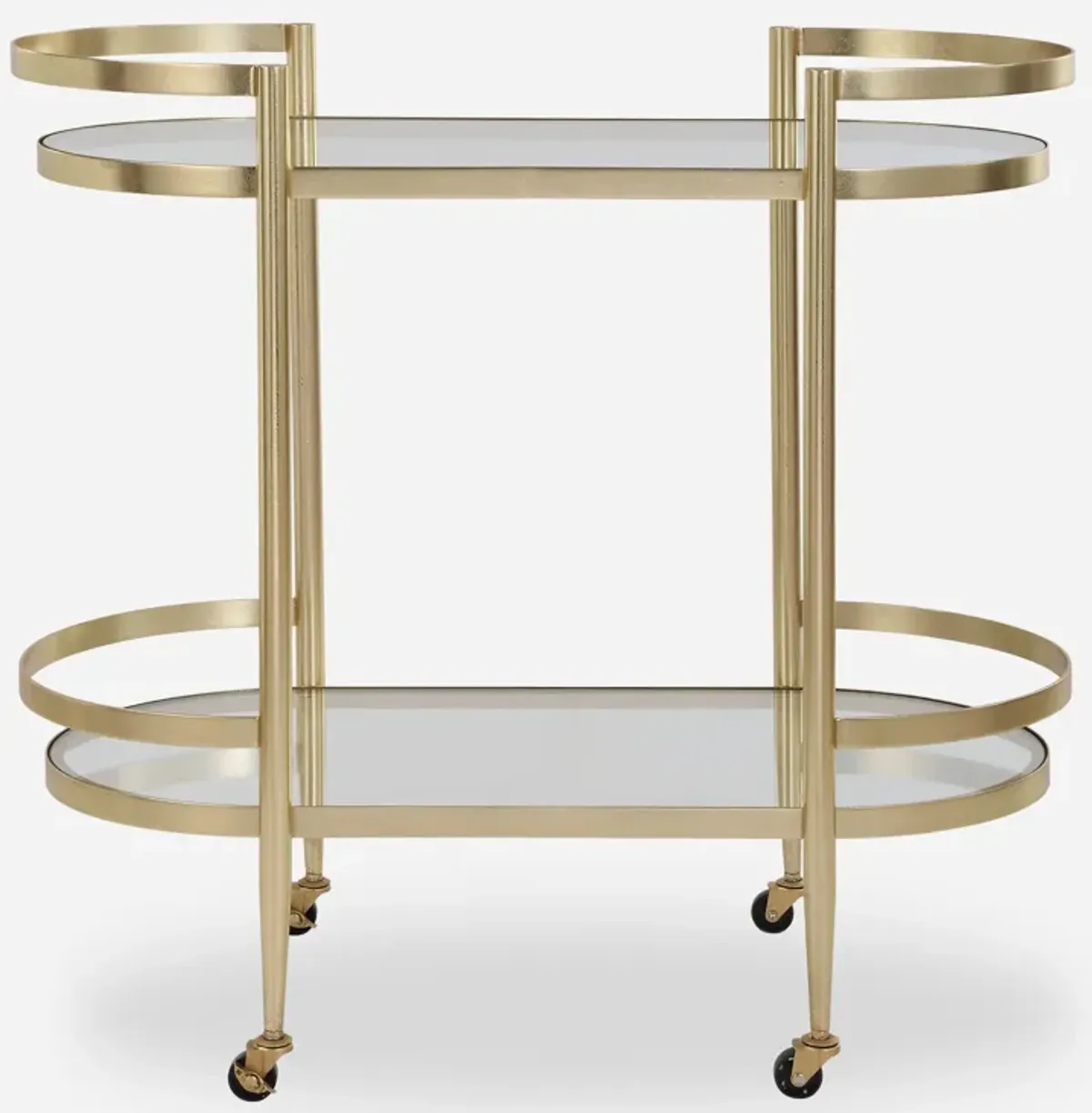 Isabelle Gold Bar Cart