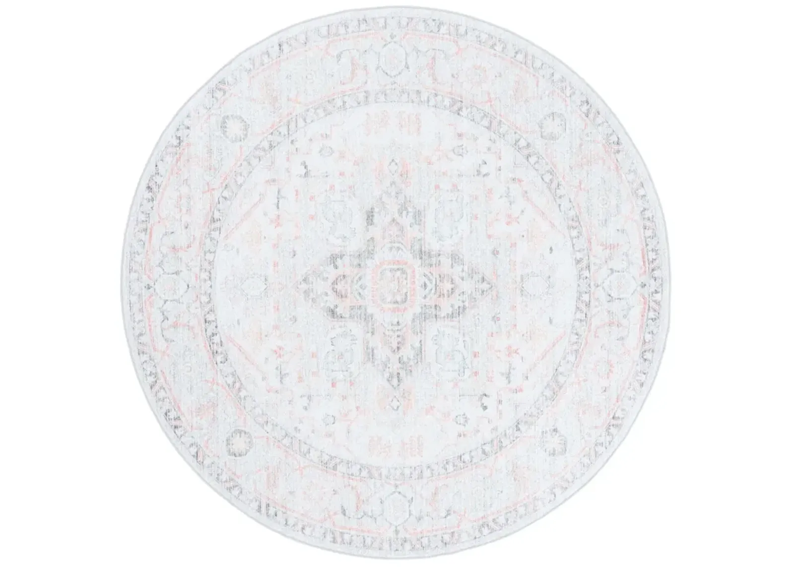 ARIZONA 913 LIGHT GREY  6' x 6' Round Round Rug