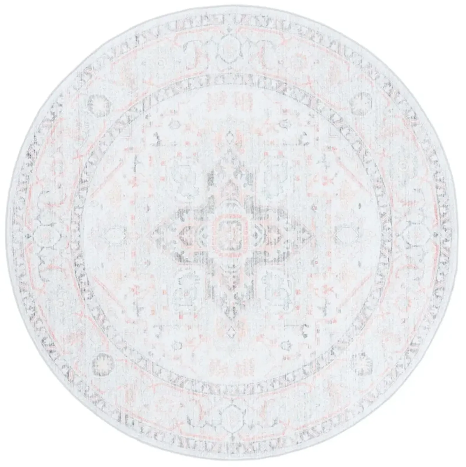 ARIZONA 913 LIGHT GREY  6' x 6' Round Round Rug