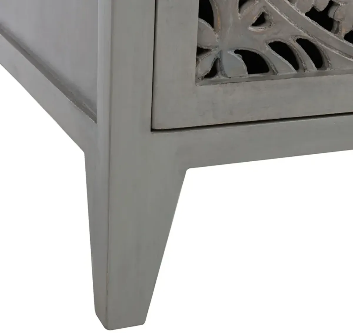 THEA 1 DOOR CARVED NIGHTSTAND