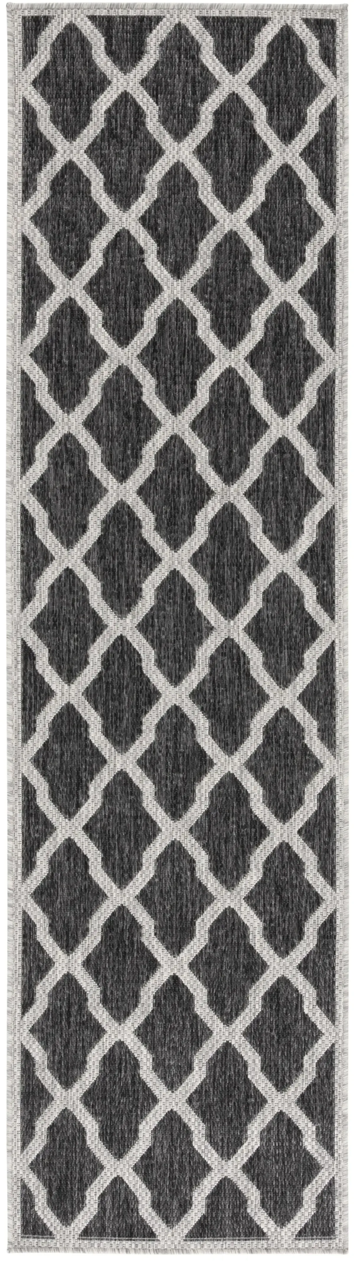 BEACH HOUSE 268 CHARCOAL  2'-2' x 8' Runner Rug