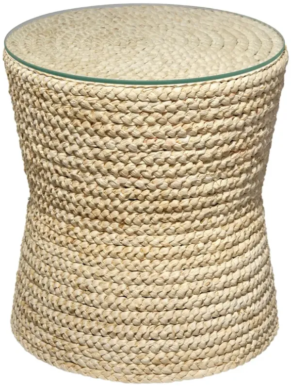 Grain Braided Side Accent Table