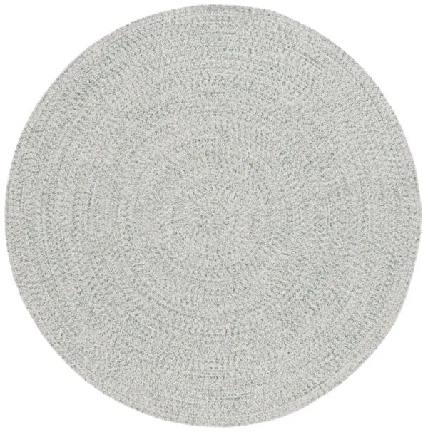 BRAIDED Hand Woven 6' x 6' Round area rug