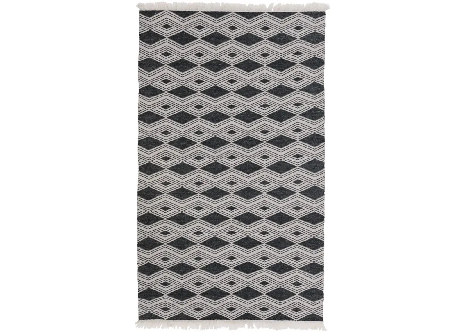 Banning Charcoal Indoor/Outdoor Area Rug