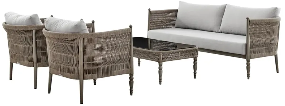 Safari 4-Piece Outdoor Seating Set 