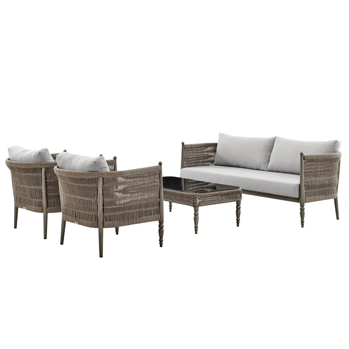 Safari 4-Piece Outdoor Seating Set 