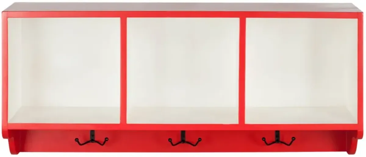 ALICE WALL SHELF WITH STORAGE COMPARTMENTS 