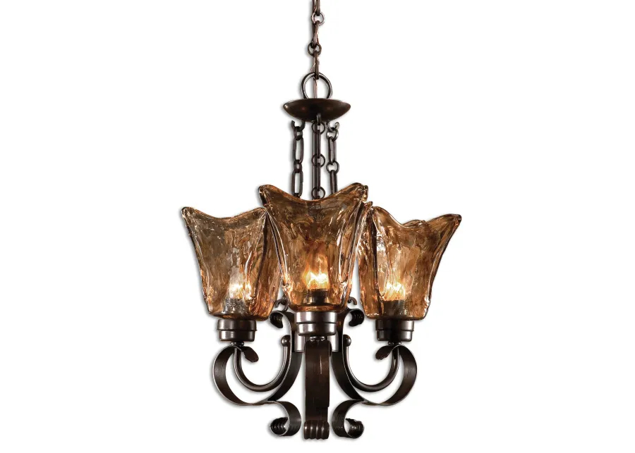 Vetraio 3Lt Oil Rubbed Bronze Chandelier