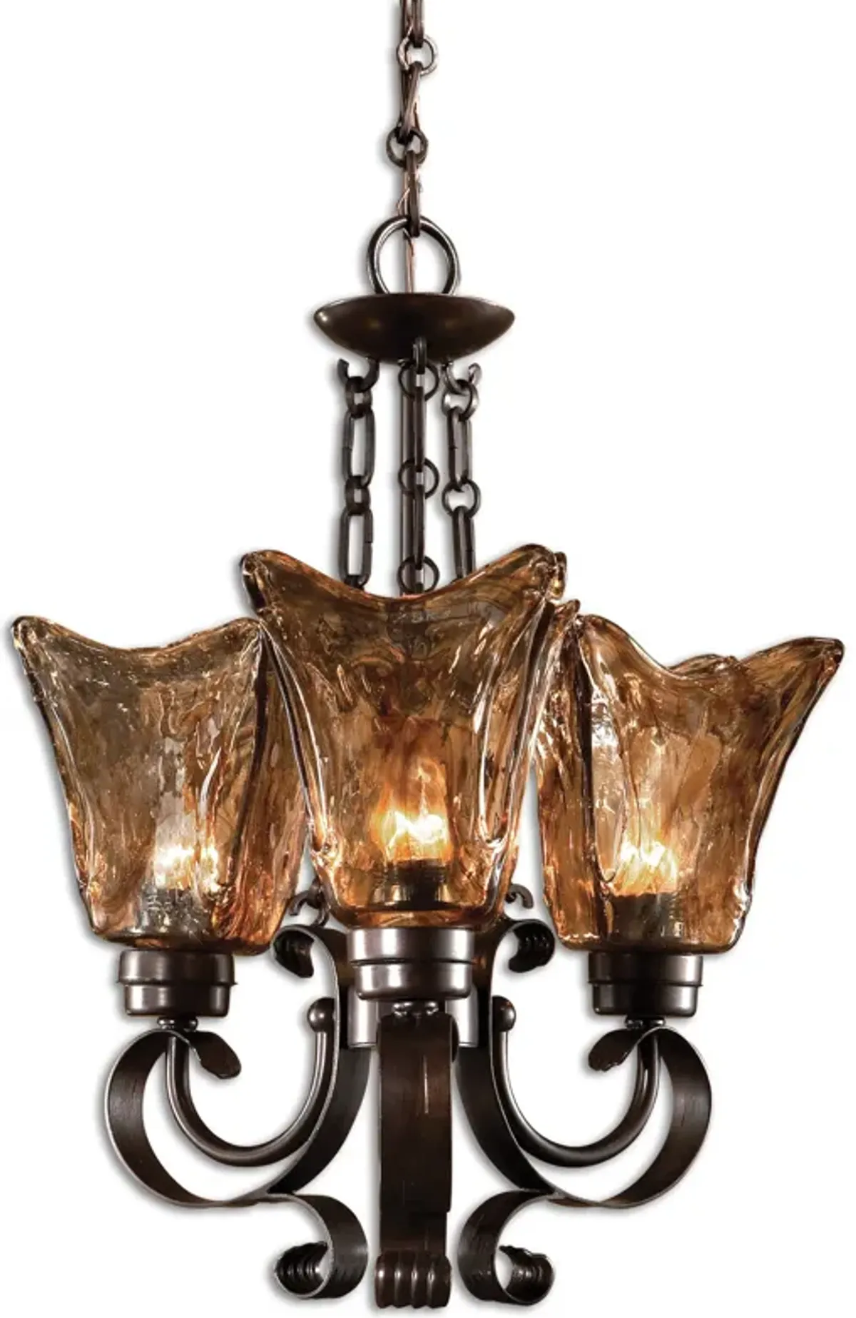 Vetraio 3Lt Oil Rubbed Bronze Chandelier