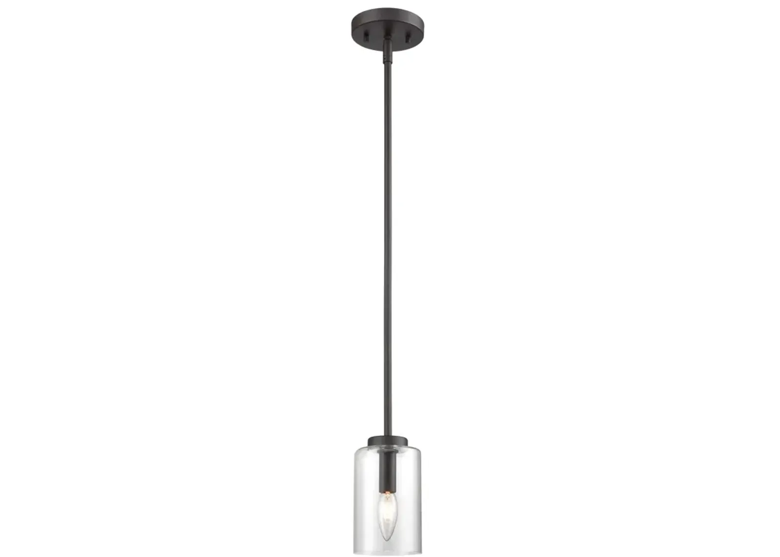 West End 4.75" Wide 1-Light Mini Pendant - Oil Rubbed Bronze