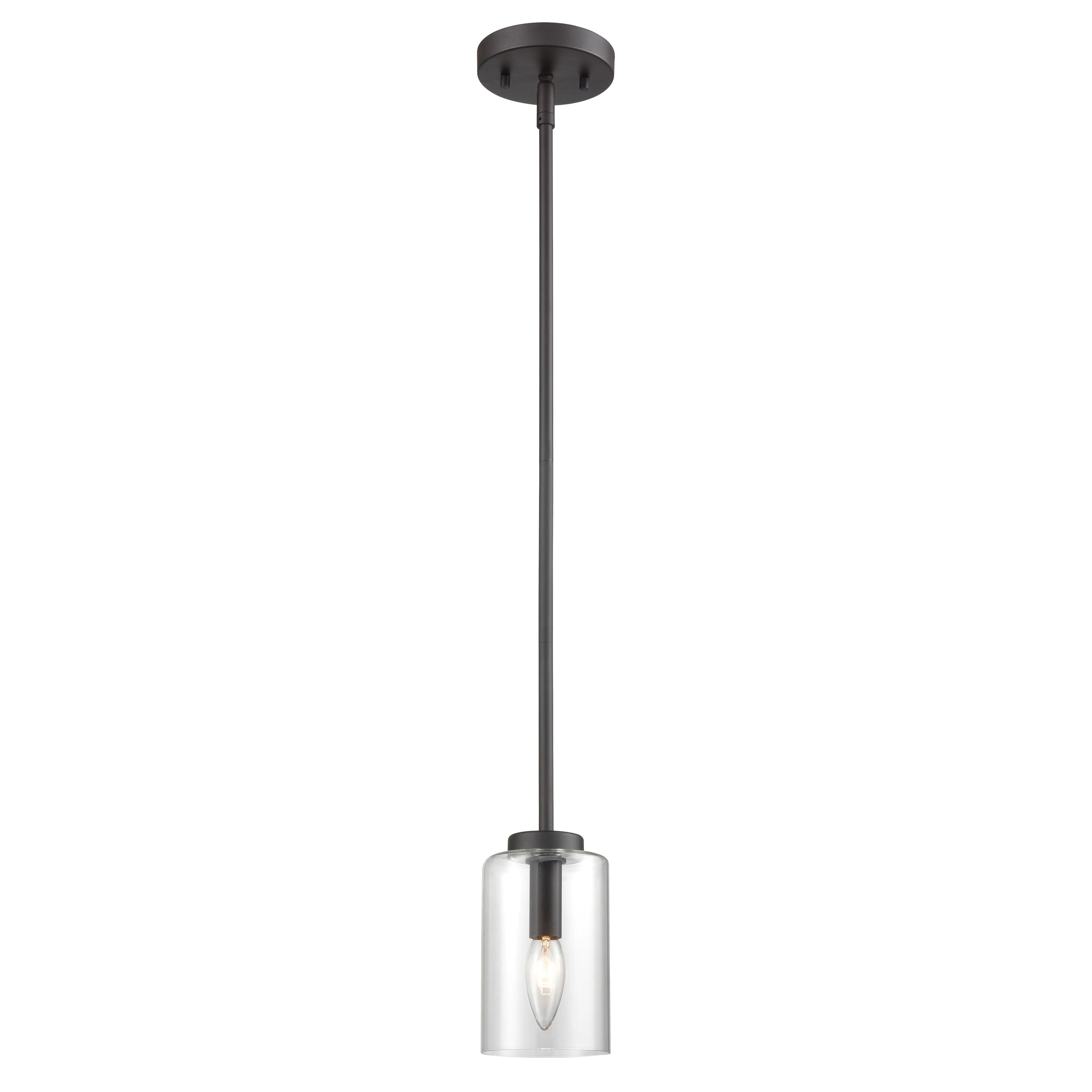 West End 4.75" Wide 1-Light Mini Pendant - Oil Rubbed Bronze