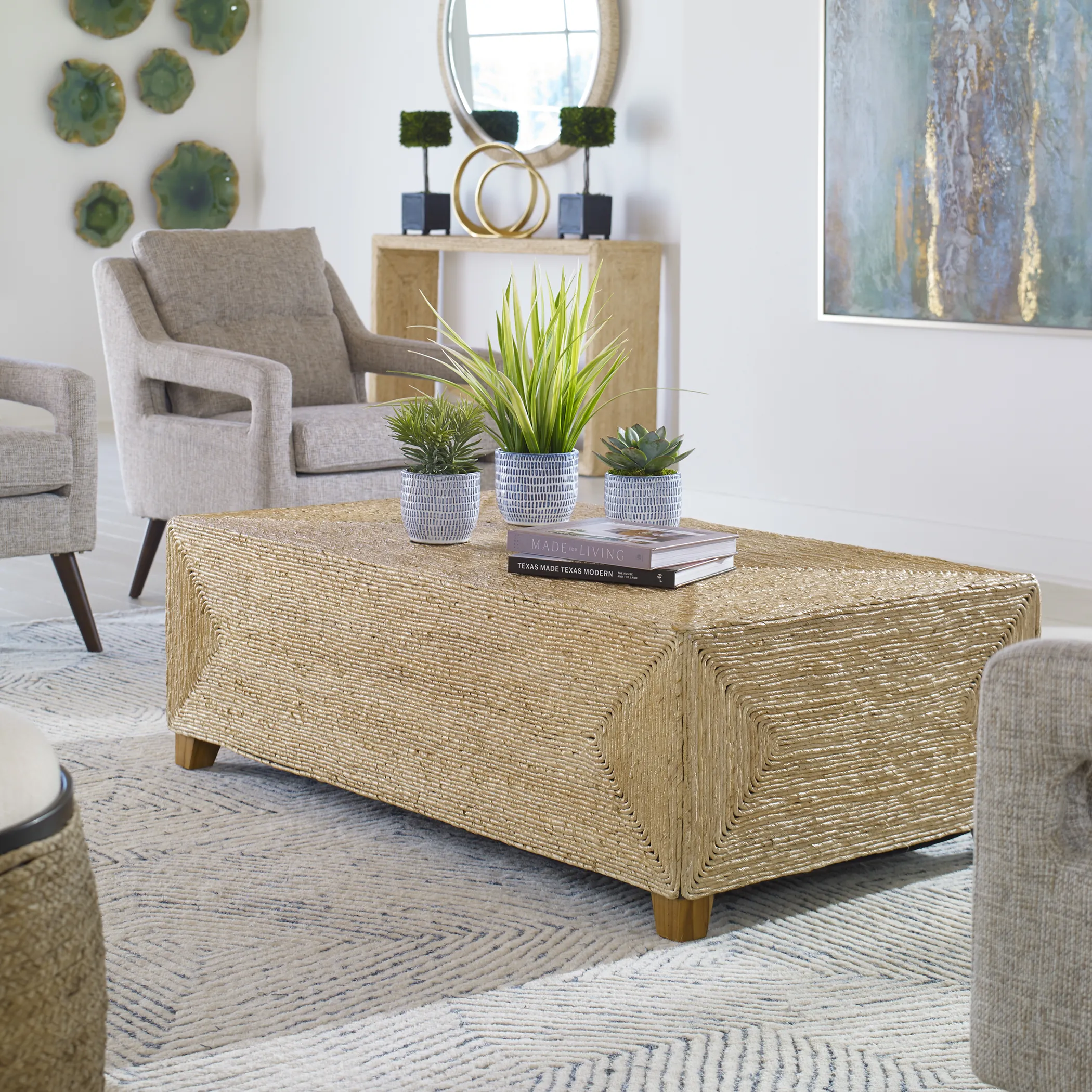 Rora Woven Coffee Table