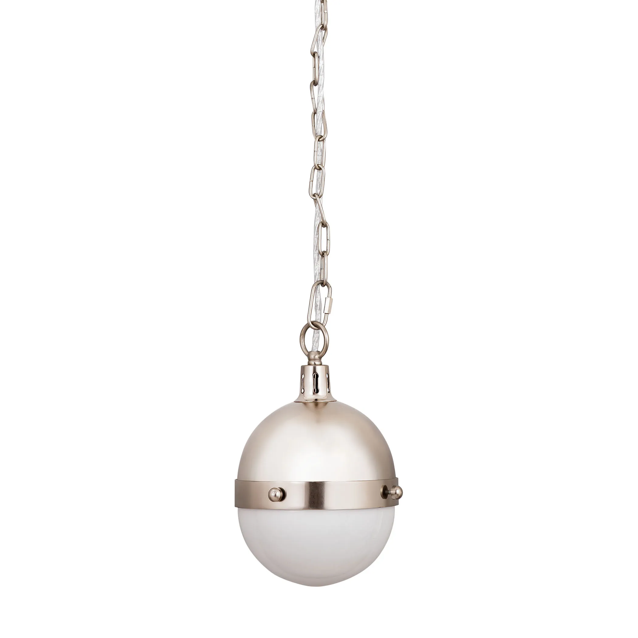 Harmelin 7" Wide 1-Light Mini Pendant - Satin Nickel